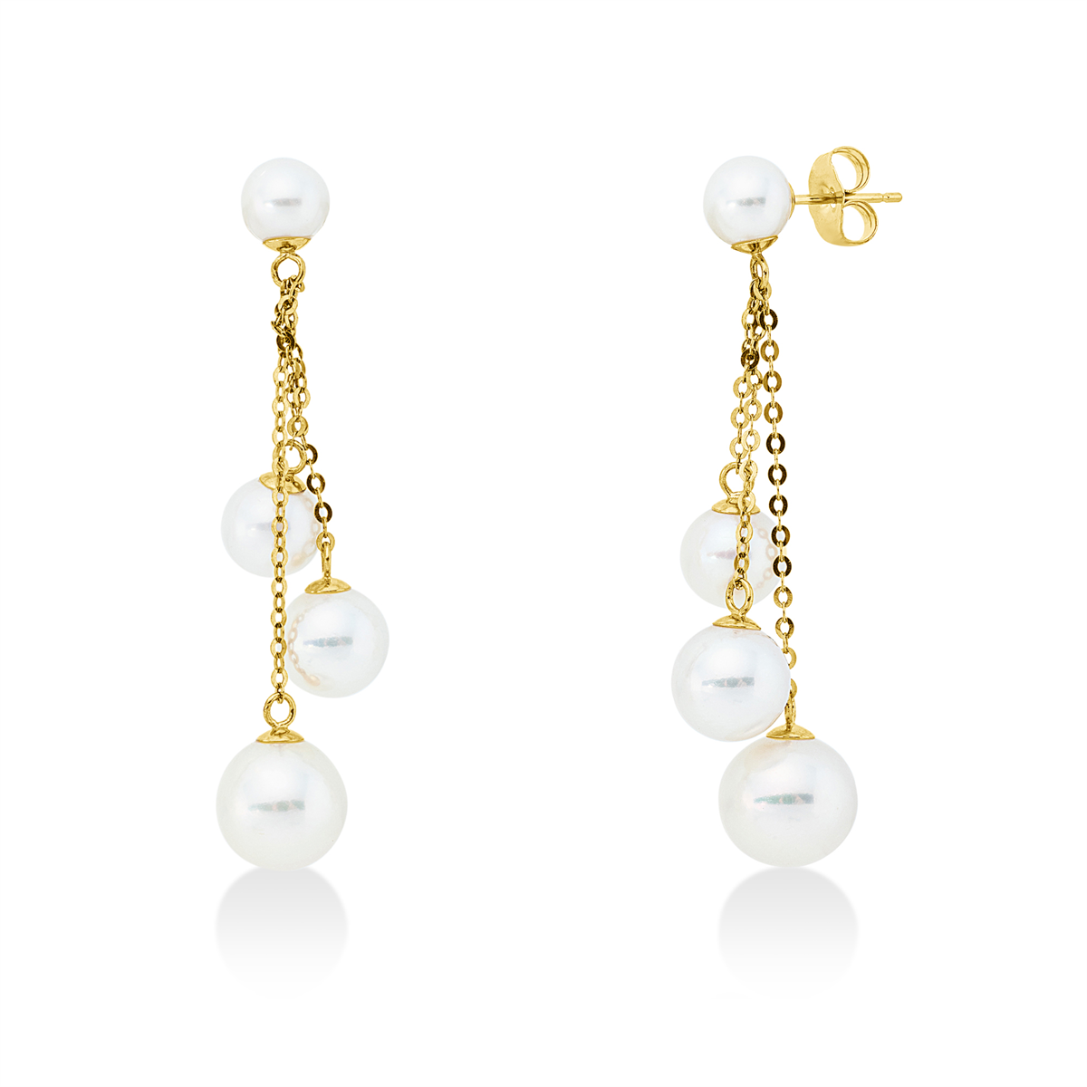 Ohrschmuck  18kt Gelbgold mit 0,00ct Diamanten