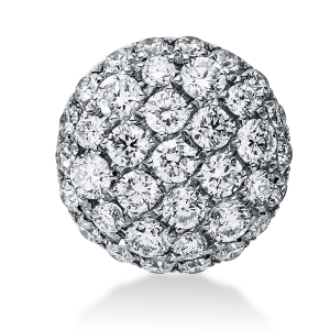 Pavé Anhänger  18kt Weißgold mit 0,46ct Diamanten