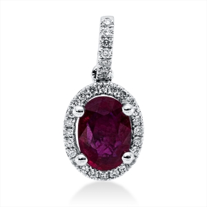 Anhänger 4er-Krappe 18 kt WG, mit Öse