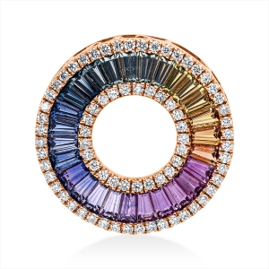 Anhänger 18 kt RG Kreis