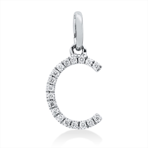 Anhänger 18 kt WG C, mit Öse