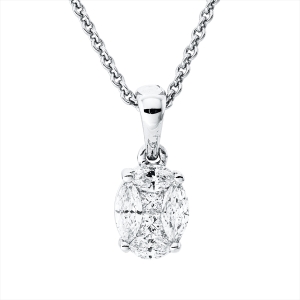 Anhänger 18 kt WG, mit Öse