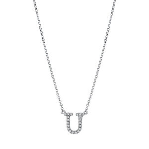 Collier 18 kt GG U, mit ZÖ 38.1 cm + 40.6 cm