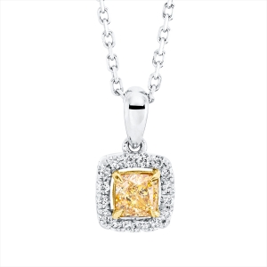 Collier 4er-Krappe 18 kt WG+GG, mit ZÖ 39,5+40,5 cm