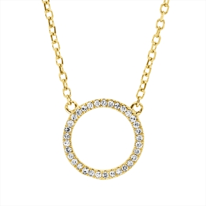 Collier 18 kt GG Kreis, mit ZÖ 40 cm, 42cm