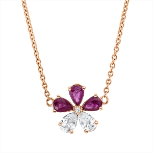 Collier 18 kt RG
