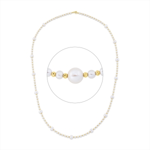 Collier  18kt Gelbgold mit 0,00ct Diamanten