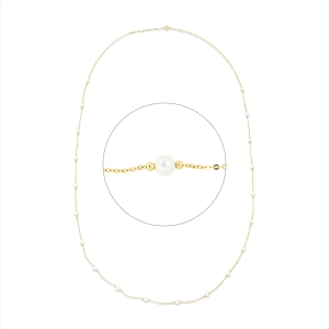 Collier  18kt Gelbgold mit 0,00ct Diamanten