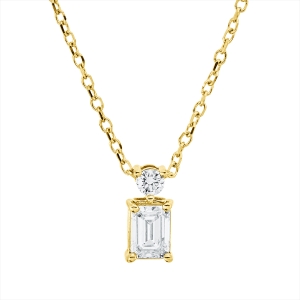 Collier 18 kt GG, mit ZÖ 40 cm + 42 cm