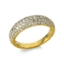 Pavé Ring  18kt Gelbgold mit 1,18ct Diamanten