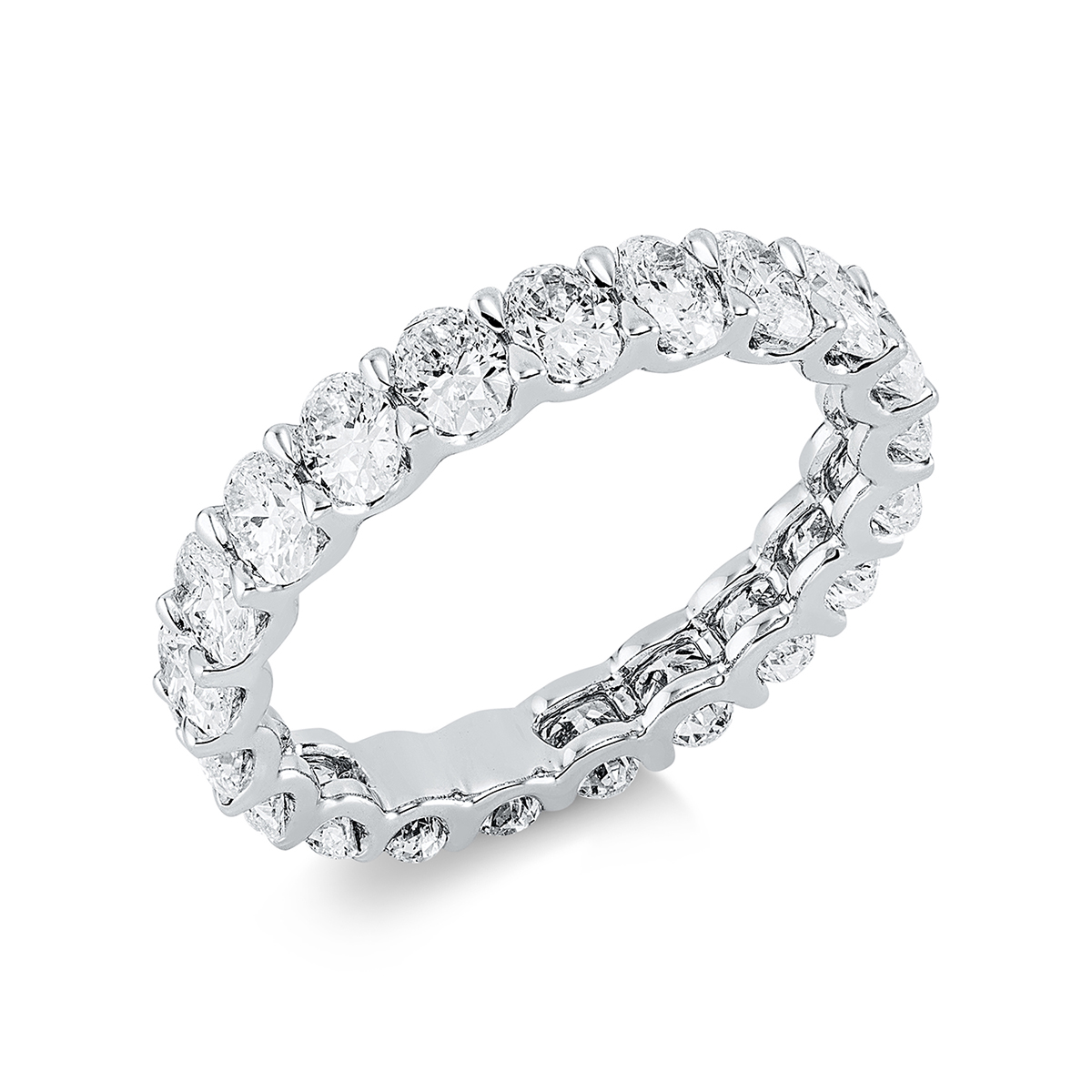 Infinity Memoire Ring  18kt Weißgold mit 2,82ct Diamanten