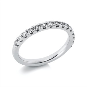 Memoire halb Ring  14kt Gelbgold mit 0,52ct Diamanten