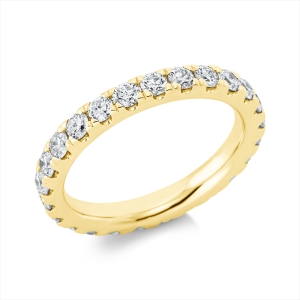 Infinity Memoire Ring  14kt Gelbgold mit 1,59ct Diamanten