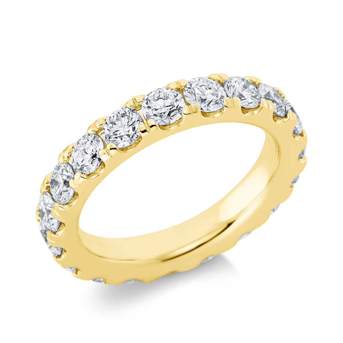 Infinity Memoire Ring  14kt Gelbgold mit 2,95ct Diamanten