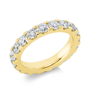 Infinity Memoire Ring  14kt Gelbgold mit 2,95ct Diamanten
