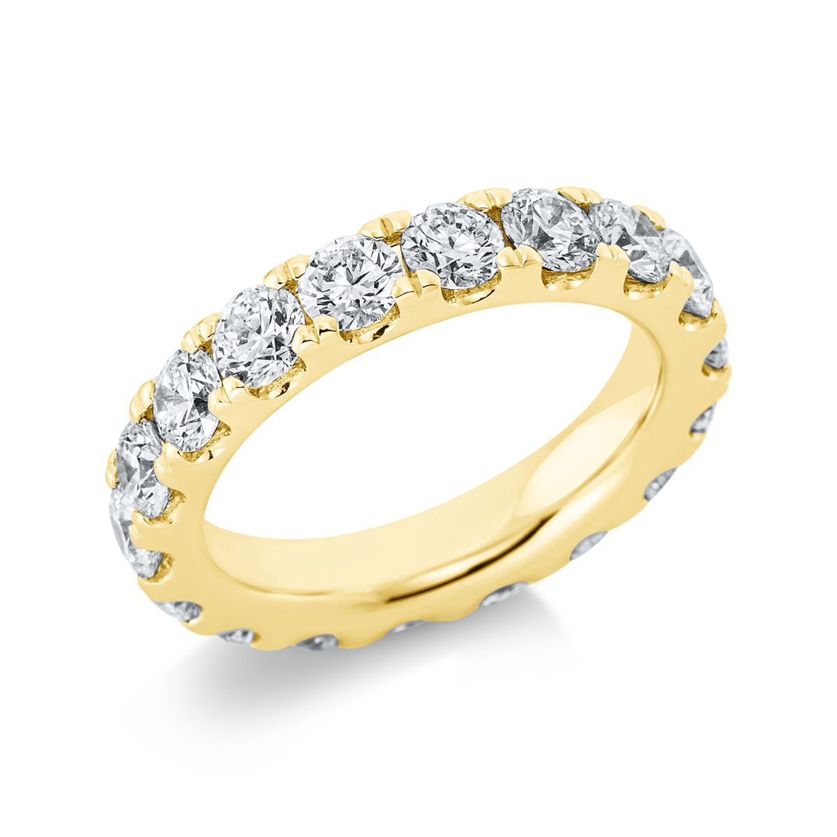 Infinity Memoire Ring  14kt Gelbgold mit 3,06ct Diamanten