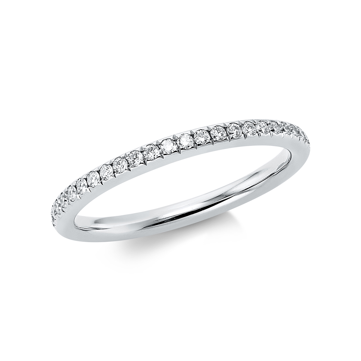 Infinity Memoire Ring  950PL Platin mit 0,37ct Diamanten