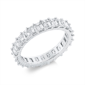 Infinity Memoire Ring  18kt Weißgold mit 4,00ct Diamanten