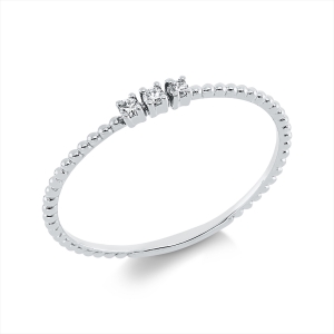 Ring 4er-Krappe 18 kt WG