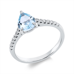 Ring 3er-Krappe 18 kt WG