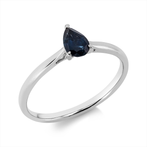 Ring 3er-Krappe 18 kt WG Tropfen