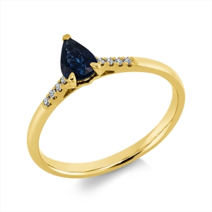 Ring 3er-Krappe 18 kt GG