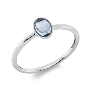 Ring 18 kt WG Oval