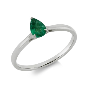 Ring 3er-Krappe 18 kt GG Tropfen