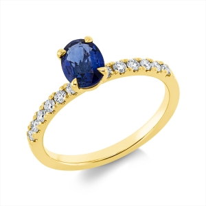 Ring 4er-Krappe 18 kt GG