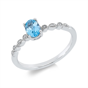 Ring 4er-Krappe 18 kt WG