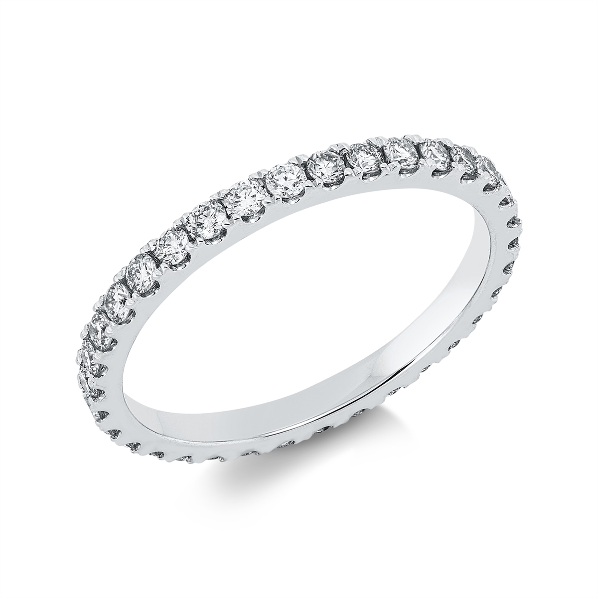 Infinity Memoire Ring  18kt Weißgold mit 0,64ct Diamanten