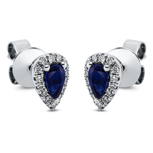 Ohrstecker 3er-Krappe 18 kt WG