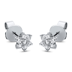 Ohrstecker 18 kt WG Stern