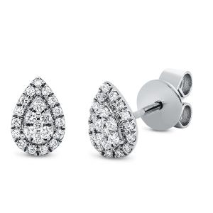 Ohrstecker 18 kt GG Tropfen