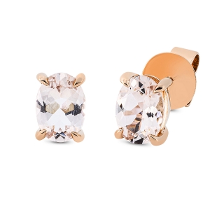 Ohrstecker 4er-Krappe 18 kt RG