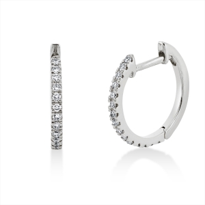 Ohrstecker 4er-Krappe 18 kt WG