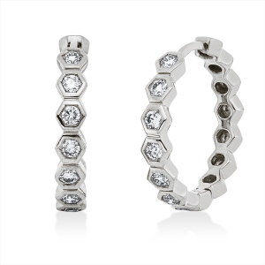 Creolen Zarge 18 kt GG