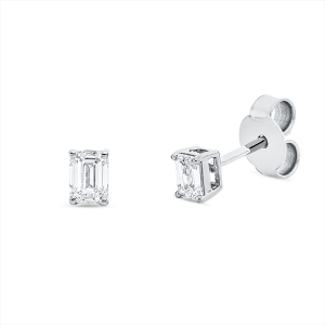 Solitaire Ohrstecker 4er-Krappe 18kt Gelbgold mit 0,39ct Diamanten