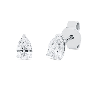 Solitaire Ohrstecker 3er-Krappe 18kt Gelbgold GIA 2527368426, GIA 5523845582 mit 0,63ct Diamanten
