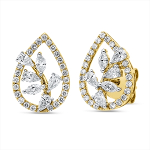 Ohrstecker 18 kt GG+WG