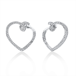 Creolen 18 kt GG Herz