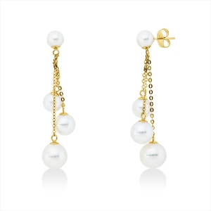 Ohrschmuck  18kt Gelbgold mit 0,00ct Diamanten