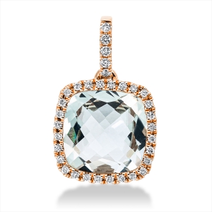 Anhänger 18 kt RG, mit Öse