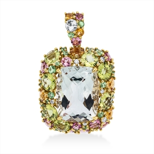 Anhänger 18 kt GG, mit Öse