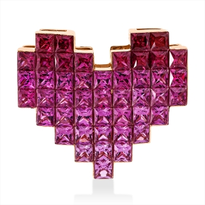 Anhänger 18 kt RG Herz