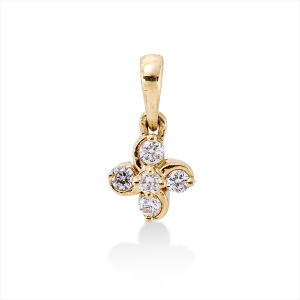 Anhänger 18 kt GG, mit Öse