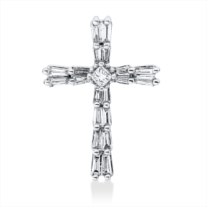 Anhänger 18 kt WG Kreuz