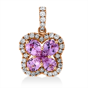 Anhänger 18 kt RG, mit Öse