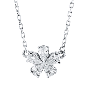 Collier 18 kt GG, mit ZÖ 40 cm