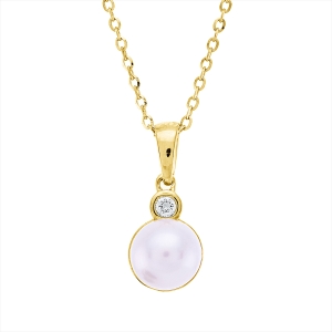 Collier  18kt Gelbgold mit ZÖ 40 cm + 43 cm mit 0,02ct Diamanten